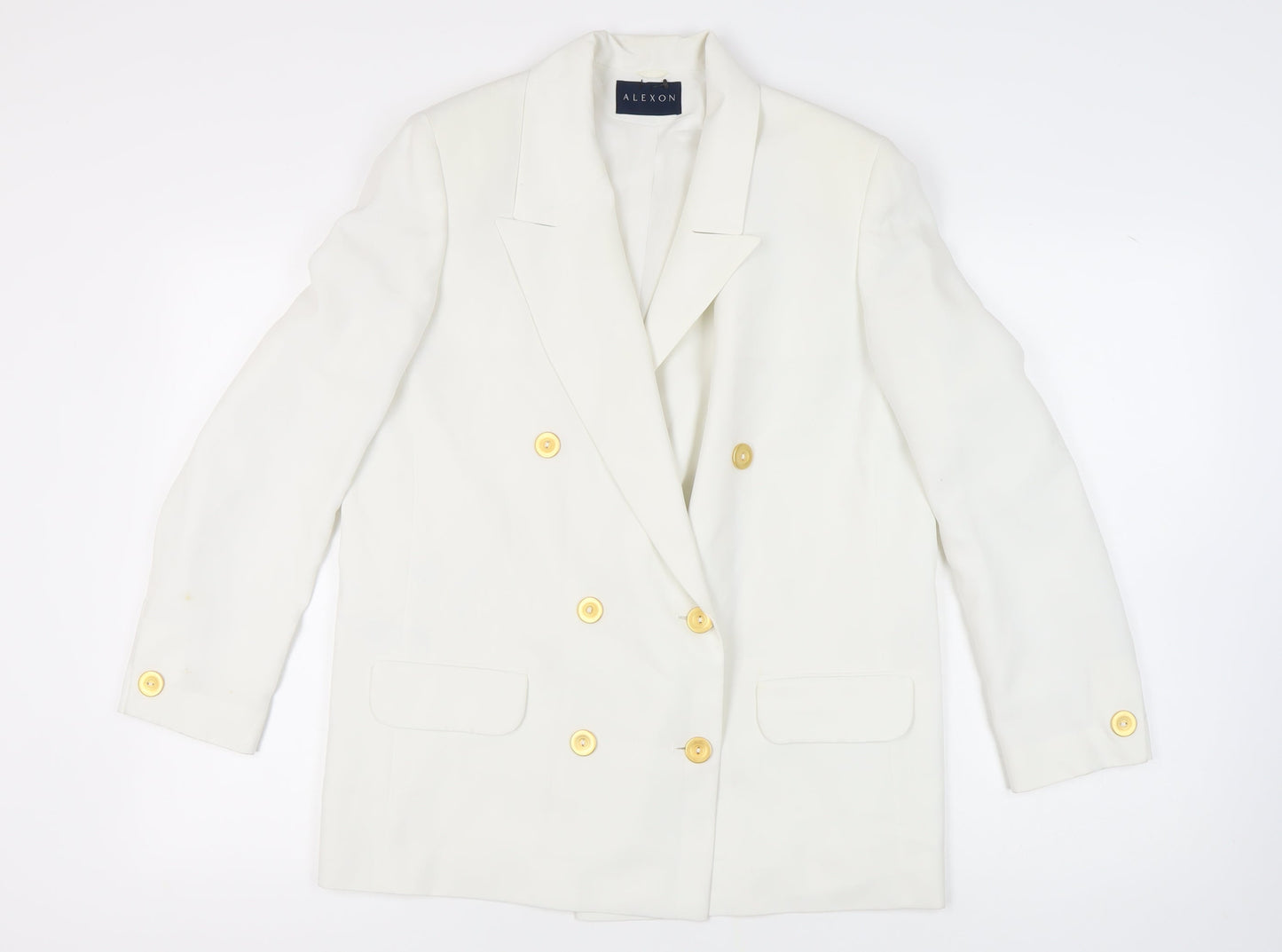 Womens UK Size 12 Alexon Regular White Blazer