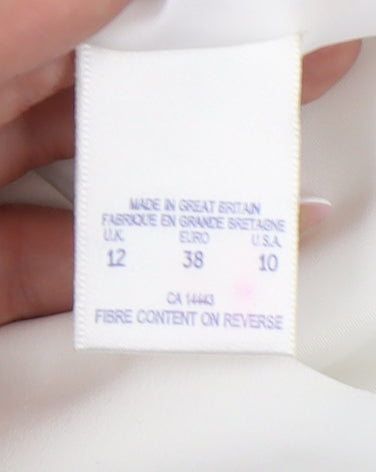 Womens UK Size 12 Alexon Regular White Blazer