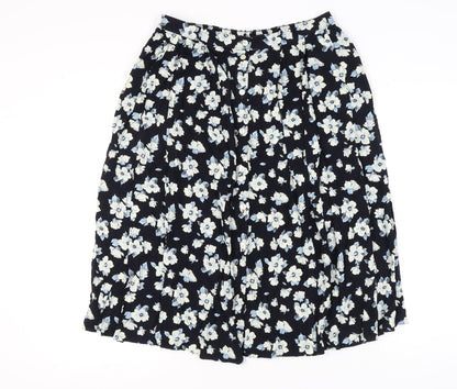 Marks and Spencer Women's Multicoloured Pleated Skirt Size 18