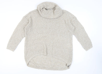 Womens UK Size M Only Beige Pullover Jumper