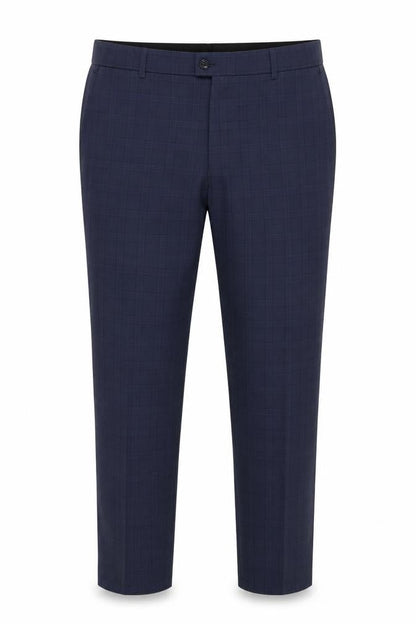 Mens UK Size 40 Jeff Banks Regular Fit Business Blue Trousers