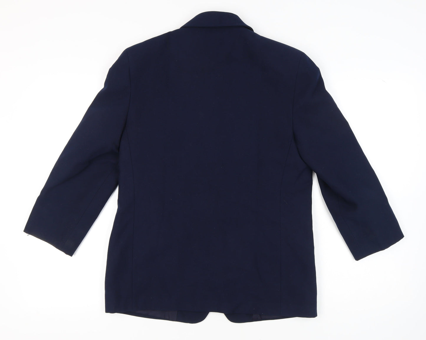 St Michael Women's Blue Blazer Size 12 Classic Style