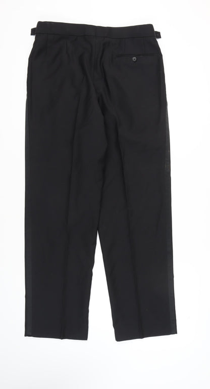 Scott & Taylor Men's Black Dress Pants 34R
