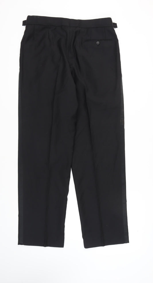 Scott & Taylor Men's Black Dress Pants 34R