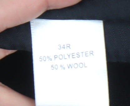 Scott & Taylor Men's Black Dress Pants 34R