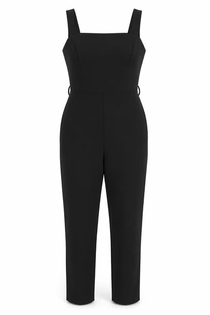 Womens UK Size 12 Miss Selfridge One-Piece Black Jumpsuit