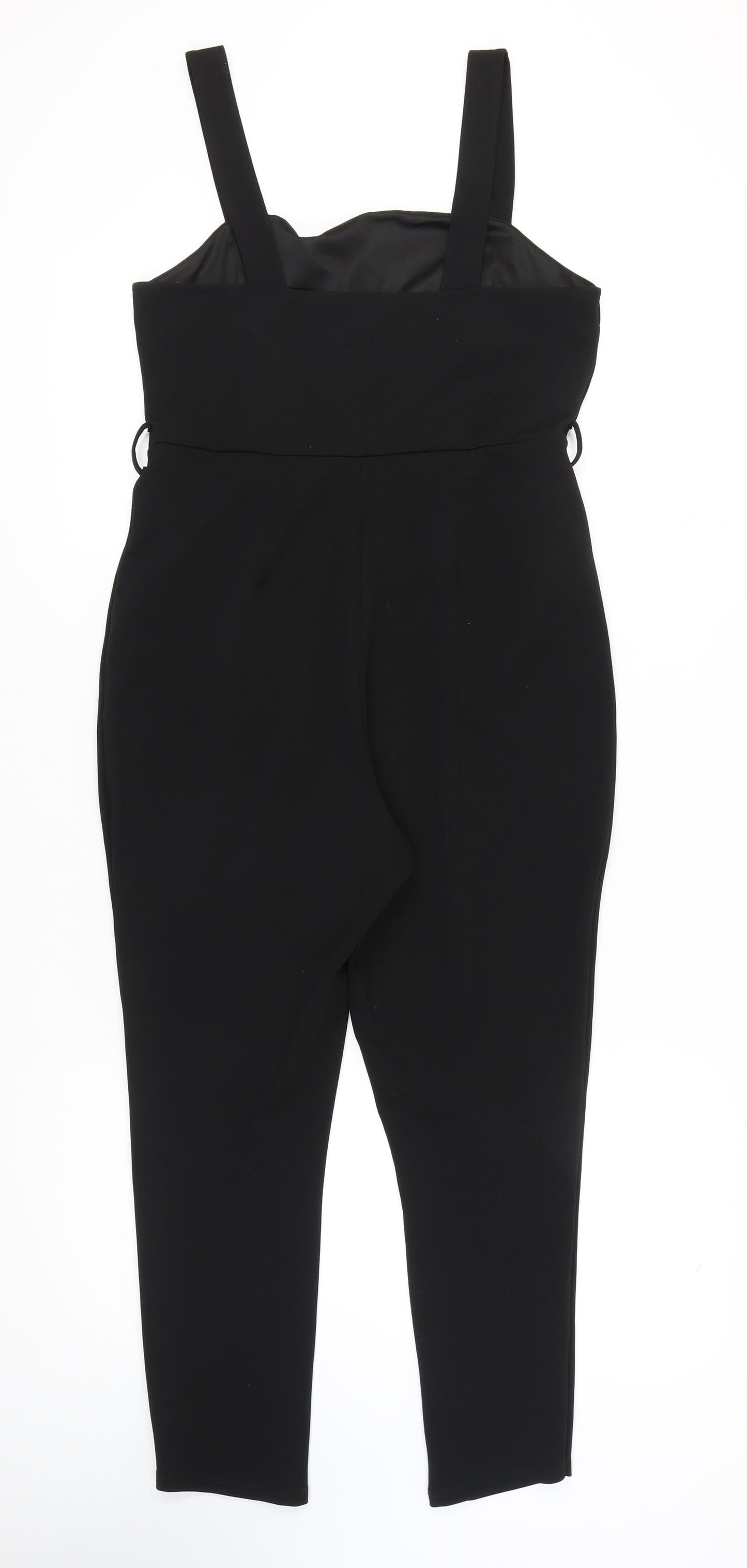 Miss Selfridge Women's Black Jumpsuit, Size 12, Casual Style