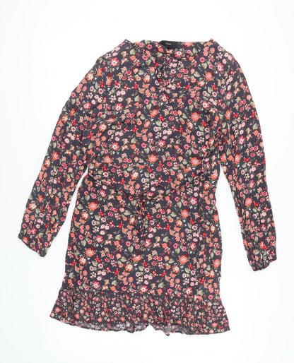 Next Womens Floral Long Sleeve Dress UK 18