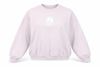 Front view of ASOS Design Women's Purple Sweatshirt, size 10