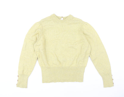 Marks and Spencer Women Yellow Pullover Jumper Size 16