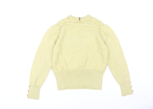 Marks and Spencer Women Yellow Pullover Jumper Size 16