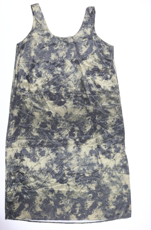 Collusion Women's Multicoloured Tie Dye Slip Dress - Size 24