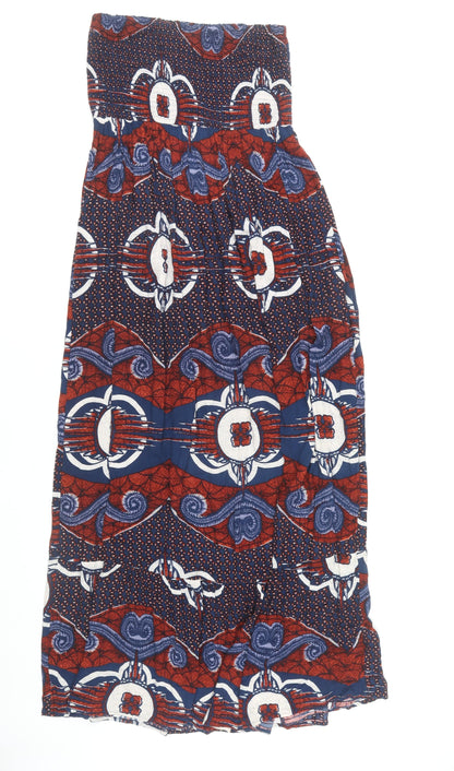 Next Women's Multicoloured Geometric Sleeveless Dress Size 12
