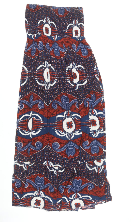 Next Women's Multicoloured Geometric Sleeveless Dress Size 12
