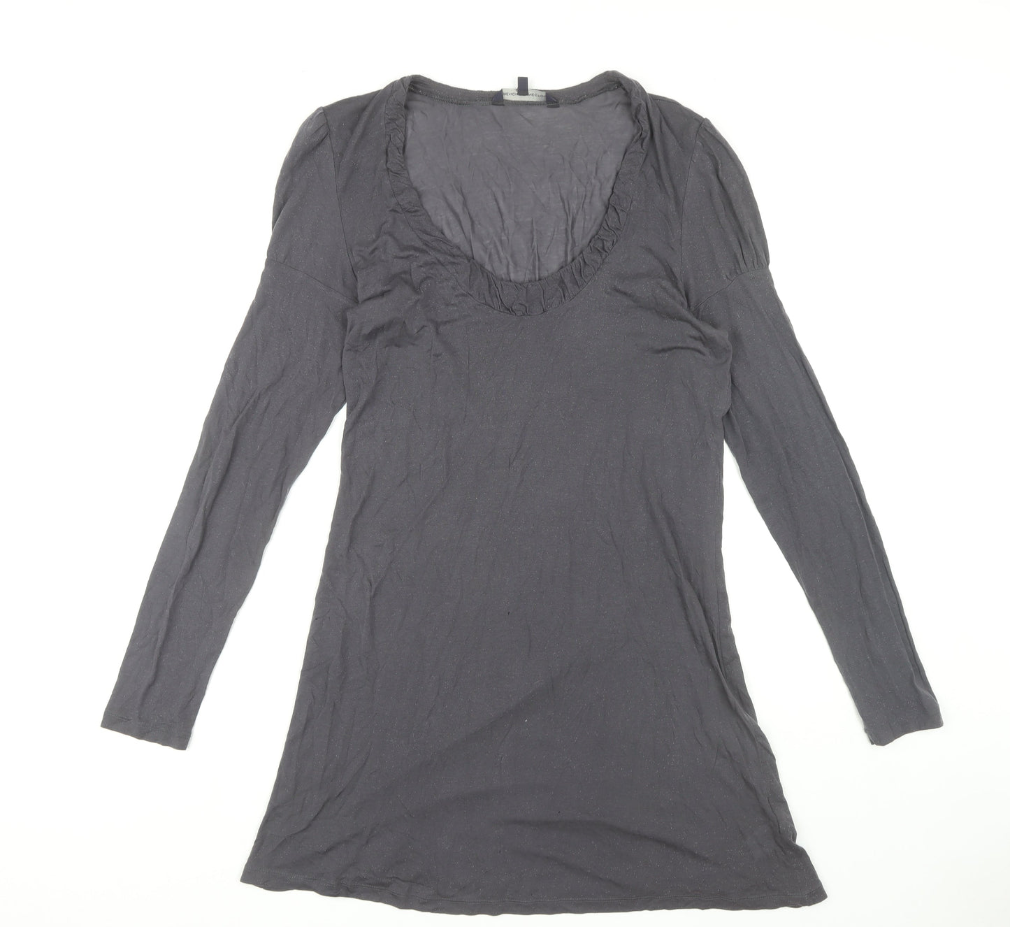 French Connection Women's Grey Shift Dress Size 16