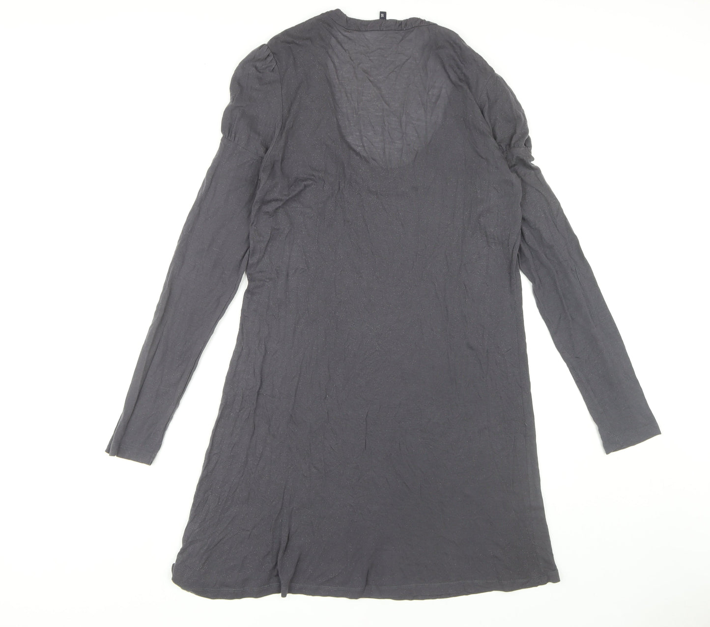 French Connection Women's Grey Shift Dress Size 16