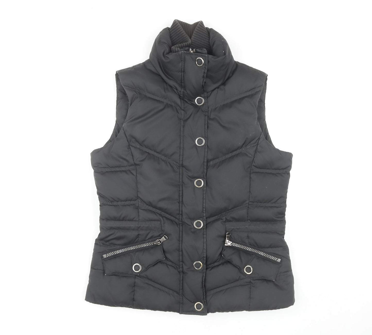 Esprit Women's Medium Black Puffer Waistcoat