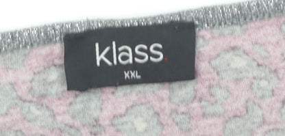Womens UK Size XL Klass Black  T-Shirt