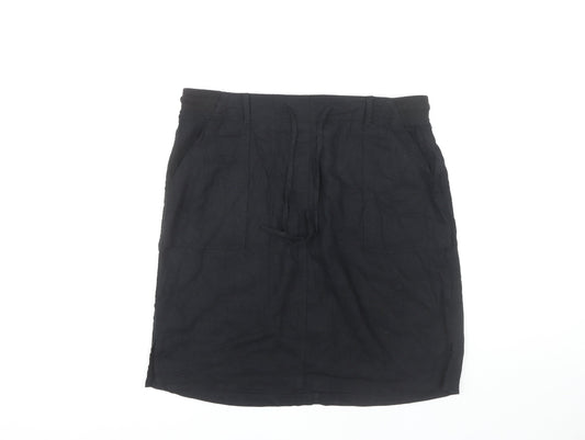Marks and Spencer Women's Black Skirt Size 14