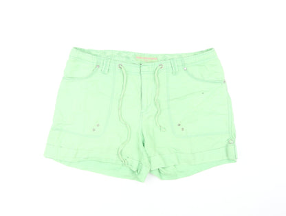 New Look Women's Green Shorts Size 16