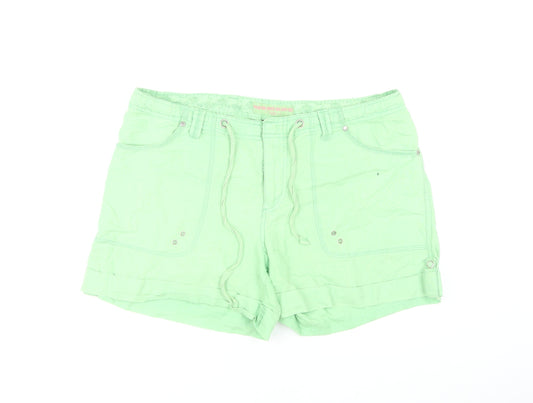 New Look Women's Green Shorts Size 16