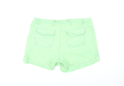 New Look Women's Green Shorts Size 16