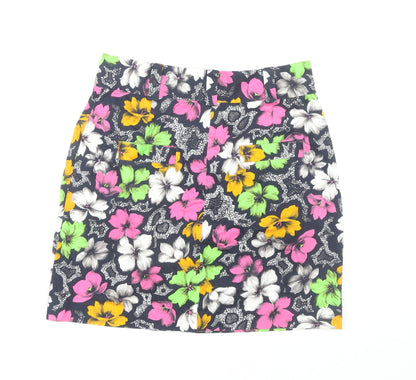 French Connection Women's Floral Pleated Skirt, Size 14