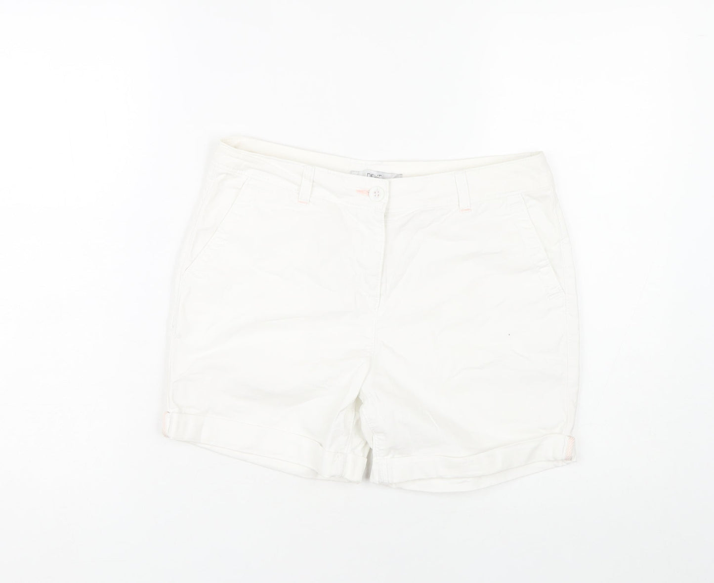Next Women's White Chino Shorts Size 8