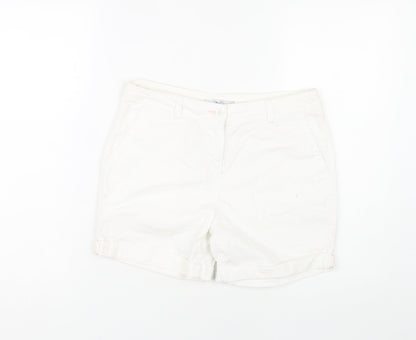 Next Women's White Chino Shorts Size 8