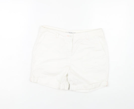 Next Women's White Chino Shorts Size 8
