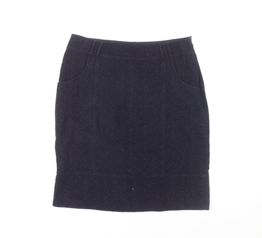 Marks and Spencer Women’s Blue Pencil Skirt Size 8