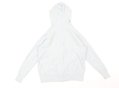 Marks & Spencer Women's Blue Hoodie, Size S, Full Zip