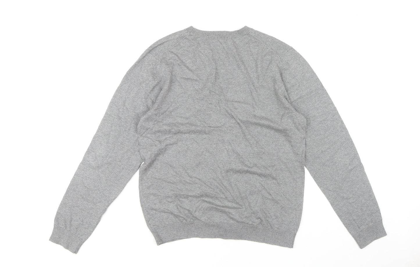 Gap Women's Grey V-Neck Cardigan, Size L