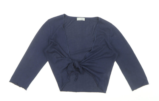Womens UK Size 10 Marks and Spencer Blue Cardigan Jumper