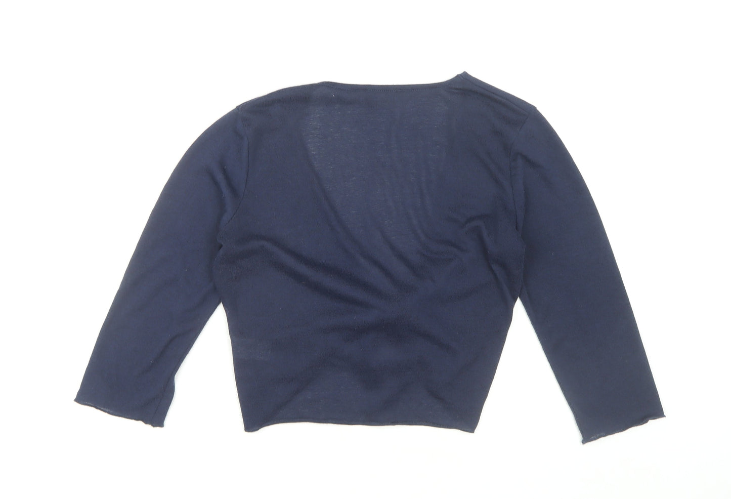 Womens UK Size 10 Marks and Spencer Blue Cardigan Jumper