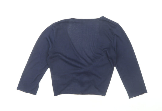 Womens UK Size 10 Marks and Spencer Blue Cardigan Jumper