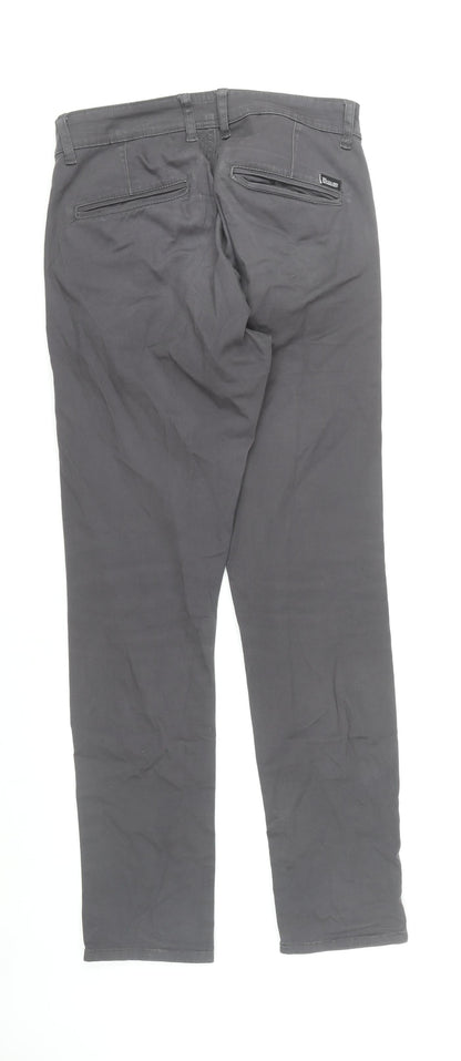 Mens UK Size 32 ZE ENZO   Grey Trousers
