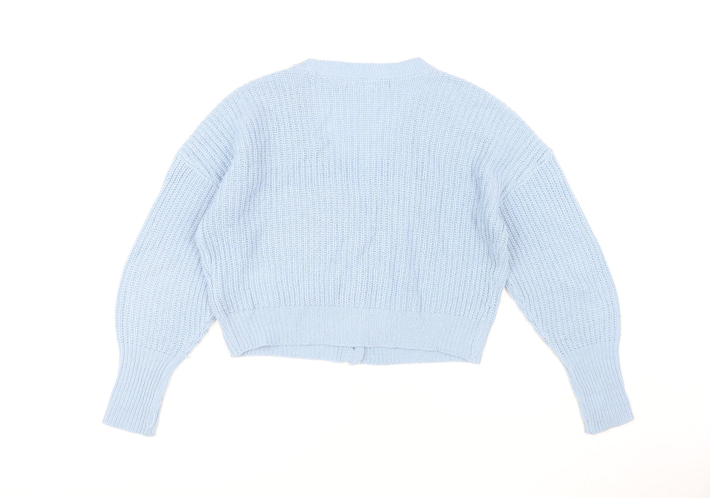Womens UK Size XS VERO MODA Blue Cardigan Jumper