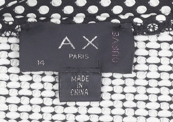 AX Paris Women's Black Fit & Flare Dress Size 12