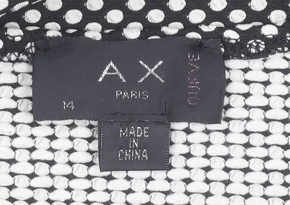 AX Paris Women's Black Fit & Flare Dress Size 12