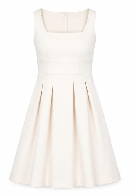 ASOS Women's Ivory Midi A-Line Dress Size 8