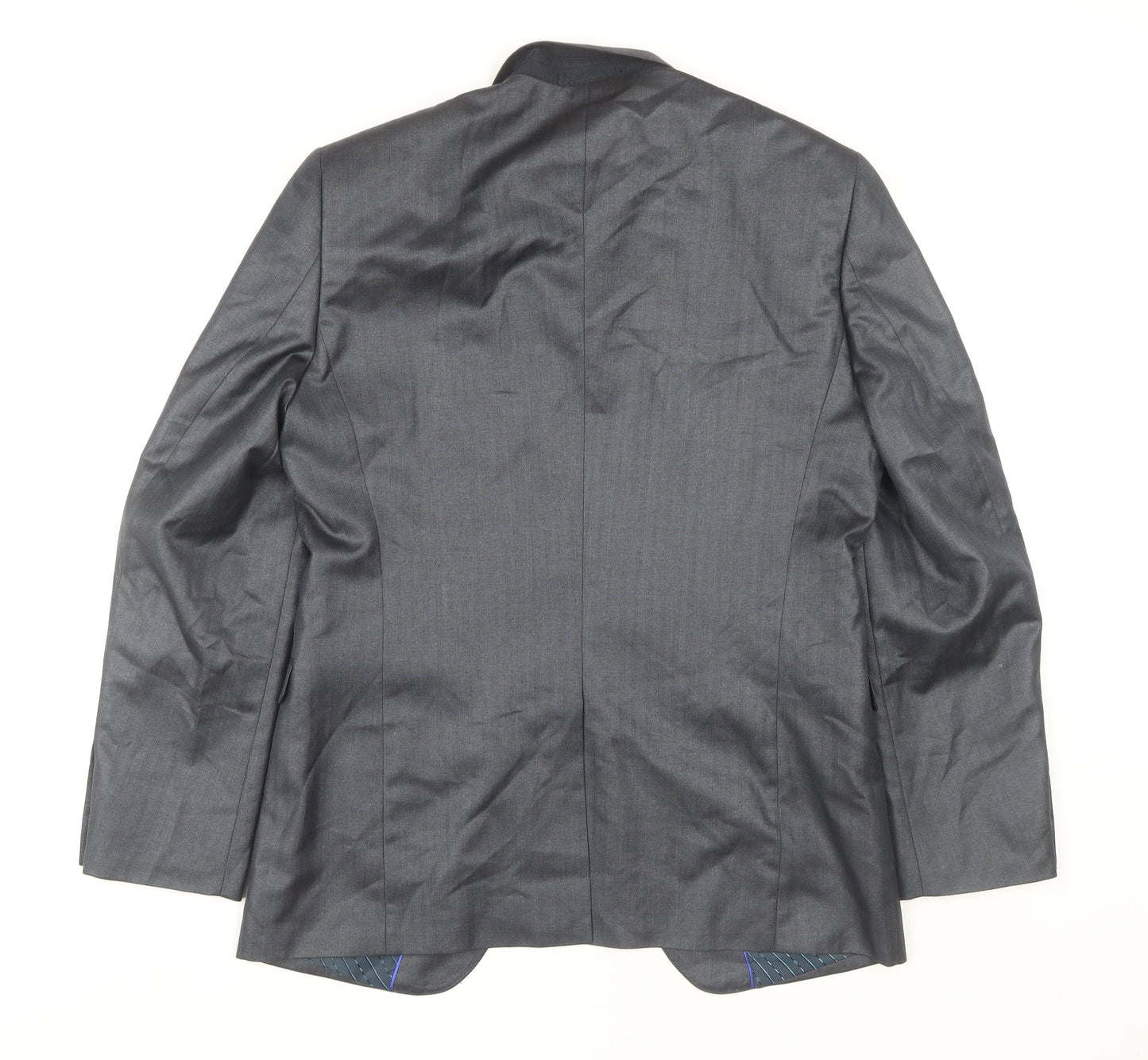 Stonebridge Collection Men's Grey Blazer, Size 40R, Business Jacket