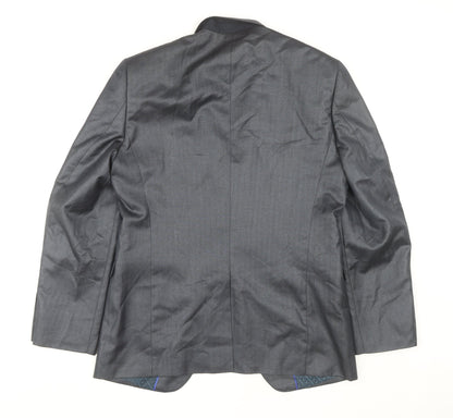 Stonebridge Collection Men's Grey Blazer, Size 40R, Business Jacket