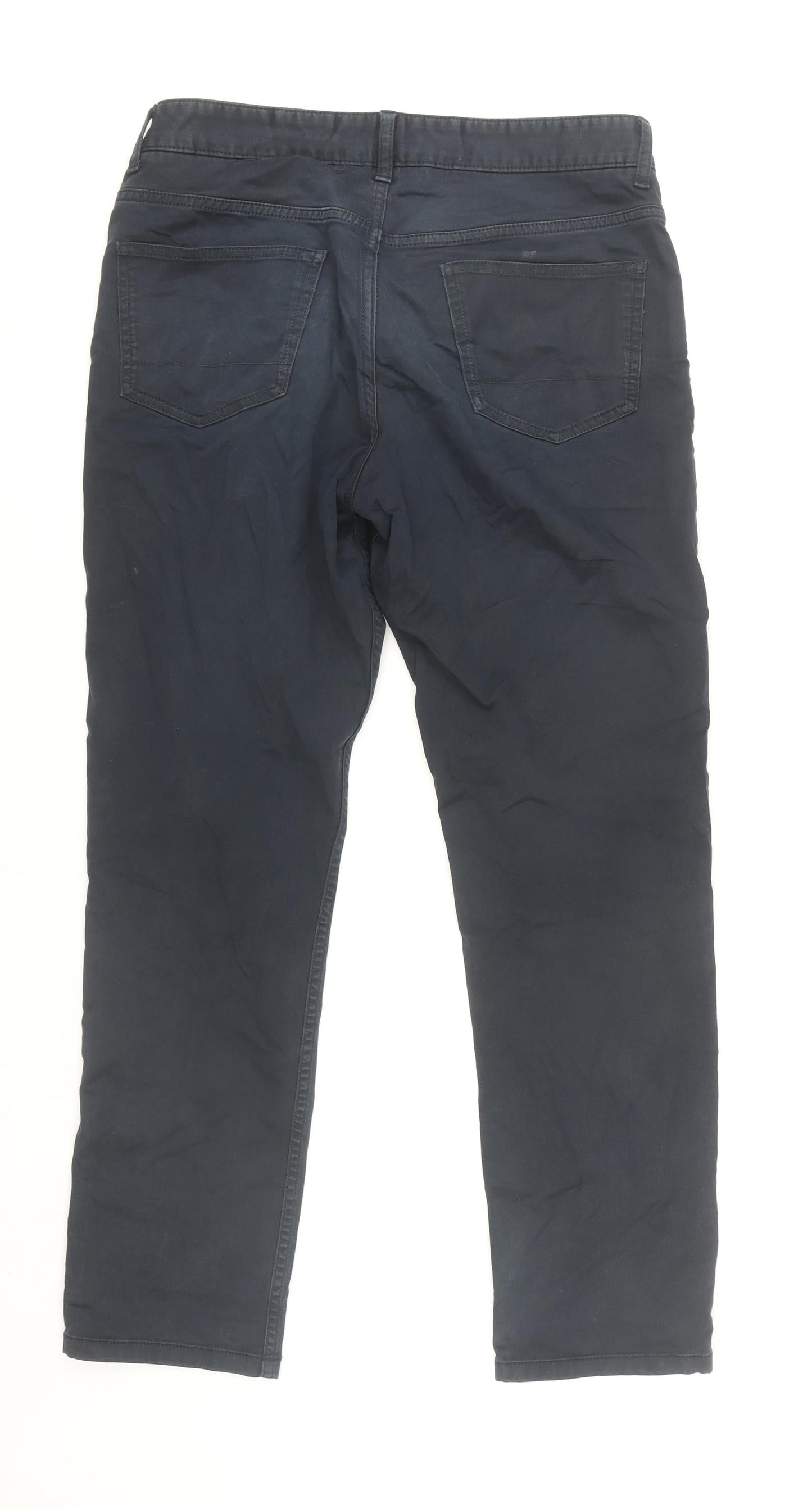 Spoke Women's Black Straight Trousers Size 32