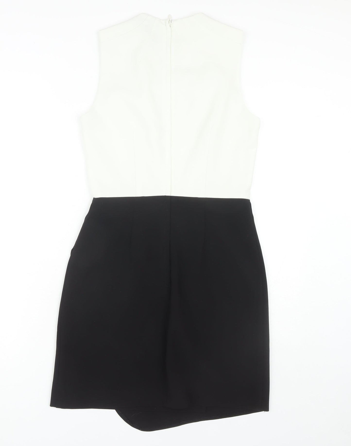 H&M Women's Black Ivory Sheath Dress Size 10