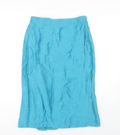 Minuet Women's Blue Straight Skirt Size 14