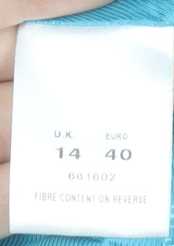 Minuet Women's Blue Blazer 14 Business Casual Buttoned