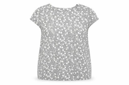 Dorothy Perkins Women Black Floral Blouse Size 16