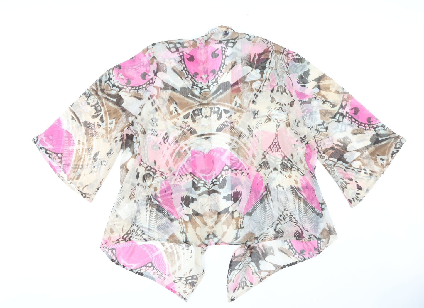 Womens UK Size 18 Gray & Osbourn Multicoloured Kimono