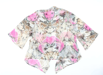 Womens UK Size 18 Gray & Osbourn Multicoloured Kimono